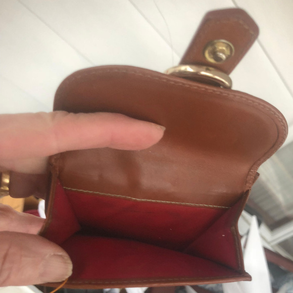 Dooney & Bourke White Navy Brown Wallet - Picture 5 of 5